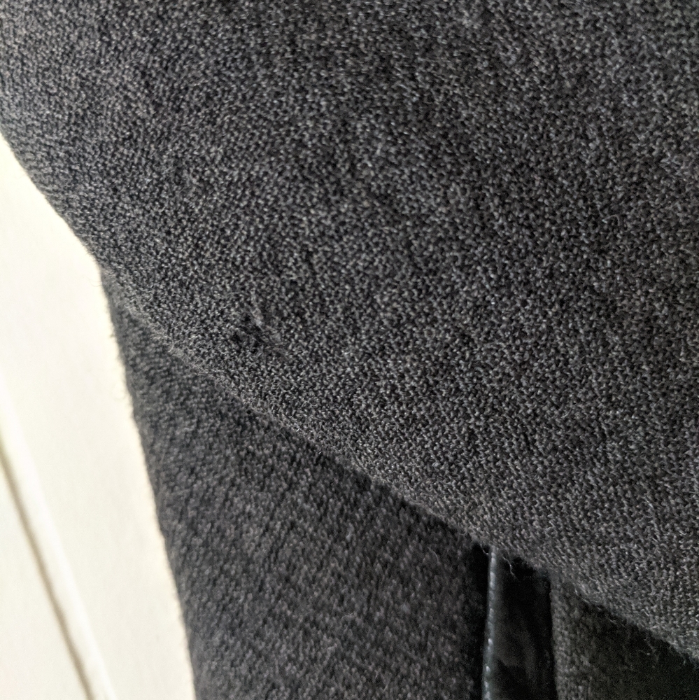 Helmut Lang Black Wool & Leather Moto Jacket M - Picture 10 of 13